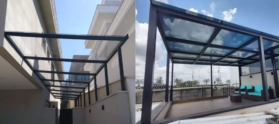 Coberturas de Vidro realizado pela Canoas Vidros