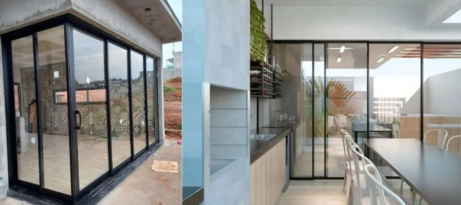 Portas de Vidro realizado pela Canoas Vidros